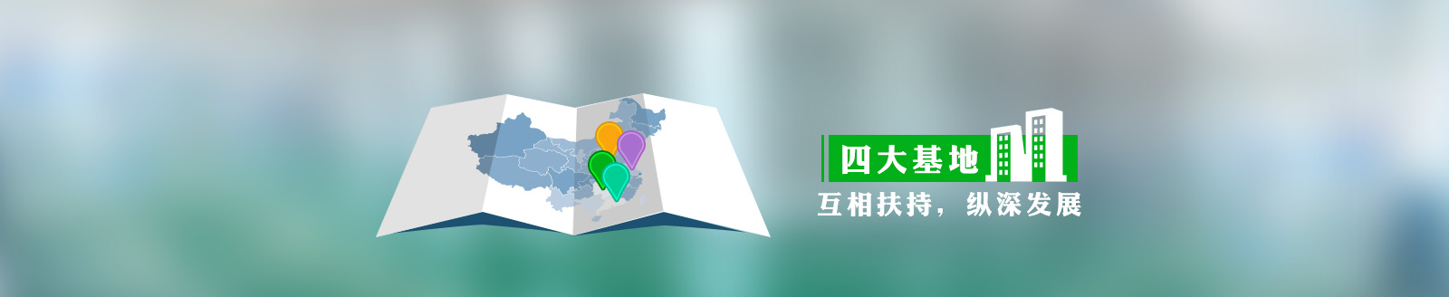 四大基地，互相扶持，縱深發(fā)展